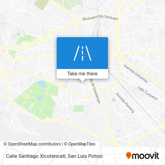 Calle Santiago Xicoténcatl map