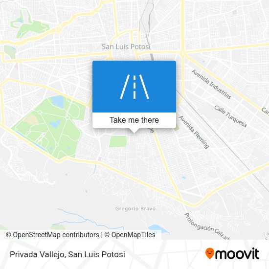 Mapa de Privada Vallejo