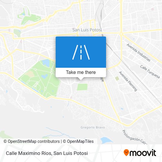 Mapa de Calle Maximino Ríos