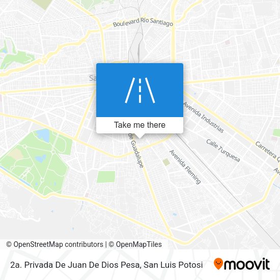 2a. Privada De Juan De Dios Pesa map