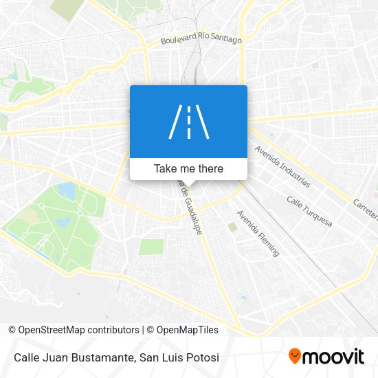 Calle Juan Bustamante map