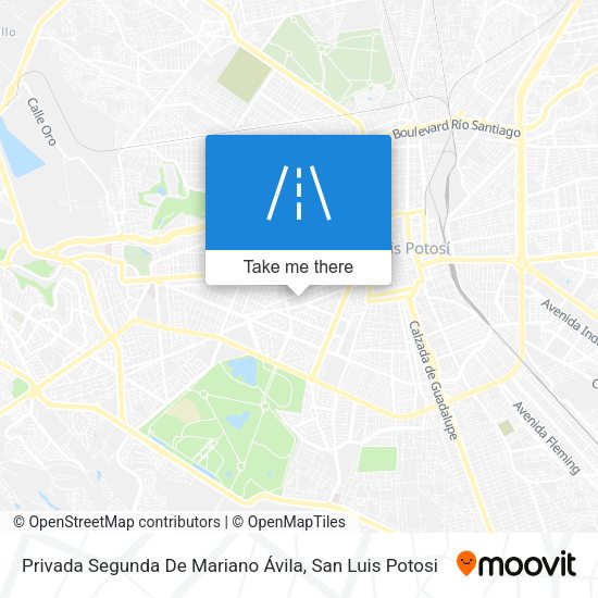 Mapa de Privada Segunda De Mariano Ávila