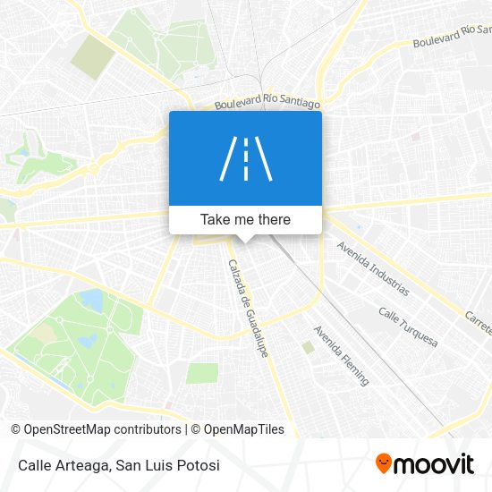 Calle Arteaga map