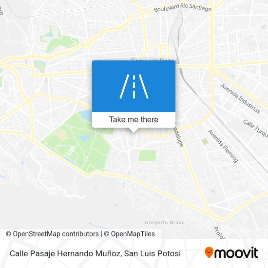 Mapa de Calle Pasaje Hernando Muñoz