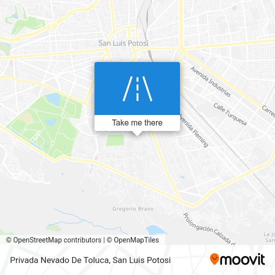 Mapa de Privada Nevado De Toluca