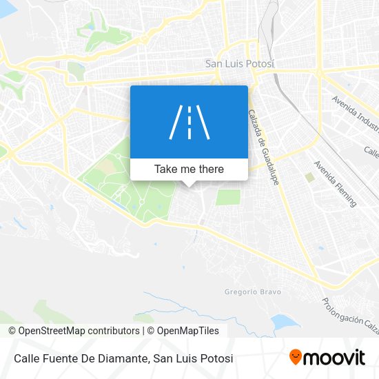 Calle Fuente De Diamante map