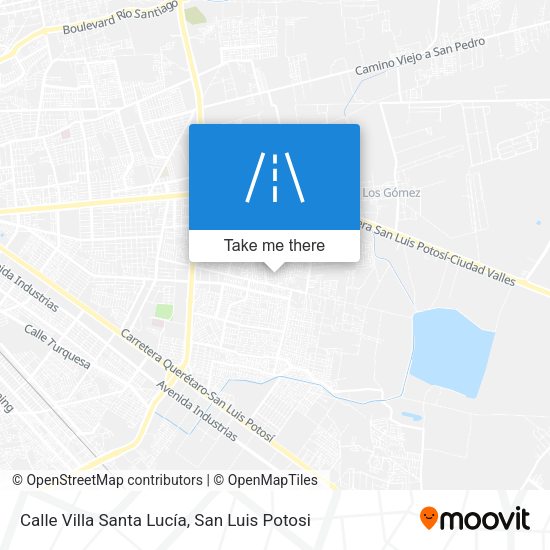 Calle Villa Santa Lucía map