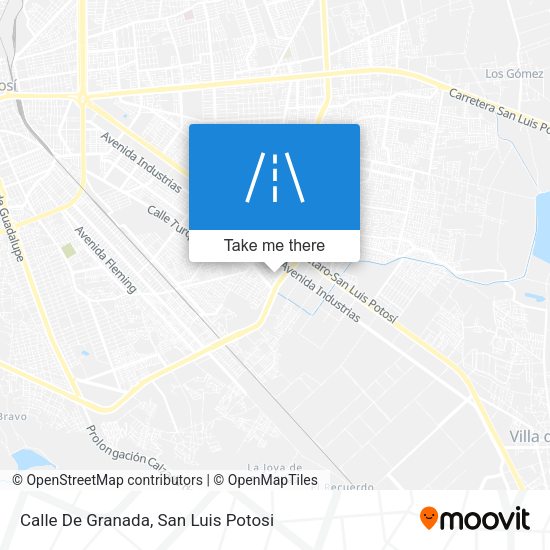 Calle De Granada map