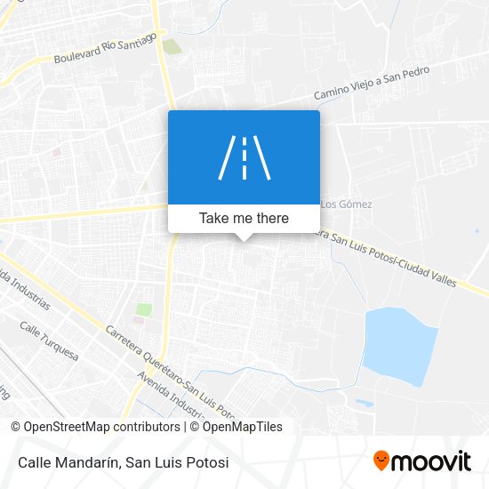 Calle Mandarín map