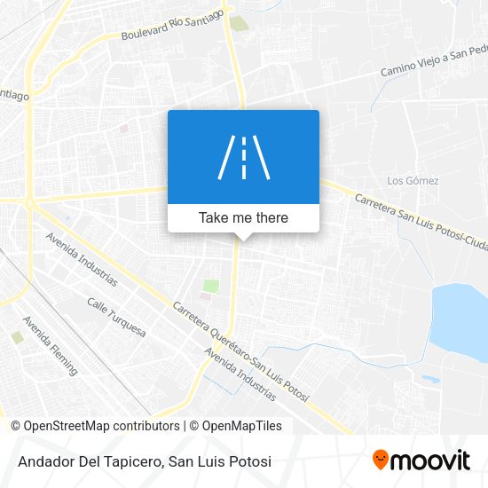 Mapa de Andador Del Tapicero
