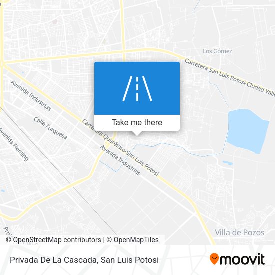 Privada De La Cascada map