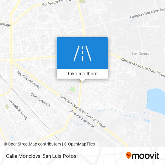 Mapa de Calle Monclova