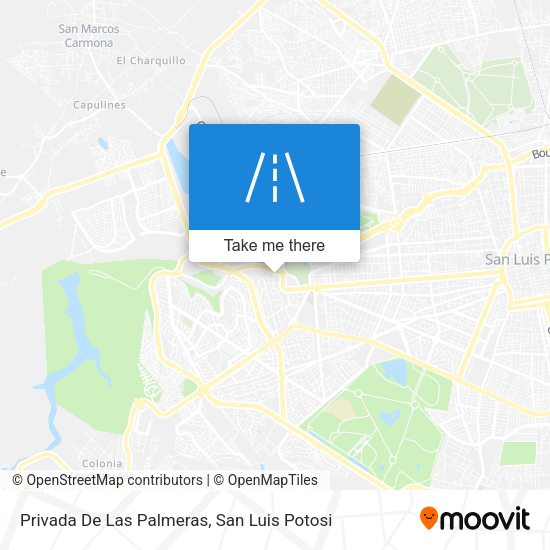 Privada De Las Palmeras map