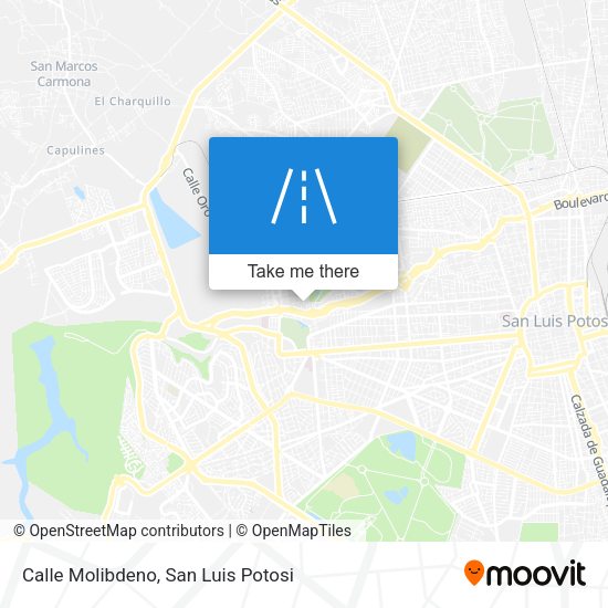 Calle Molibdeno map