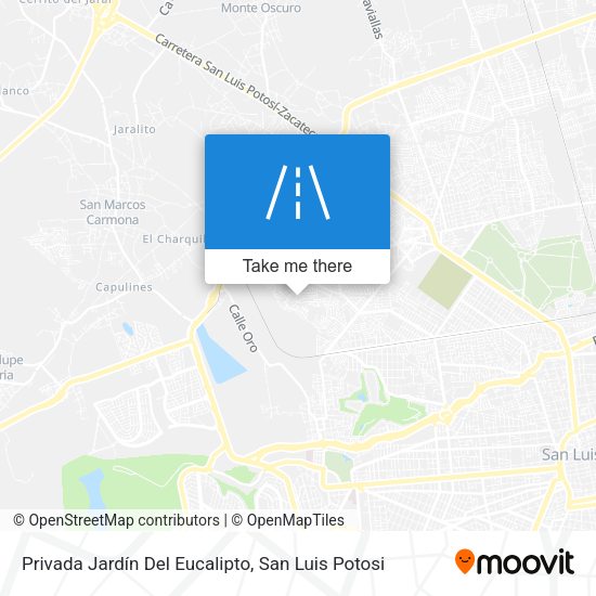 Privada Jardín Del Eucalipto map