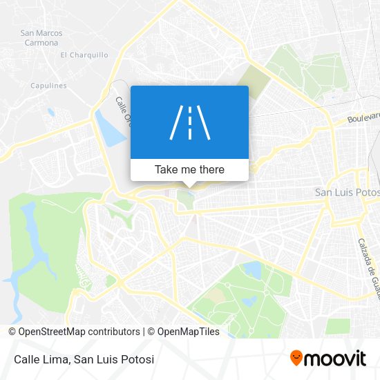 Calle Lima map