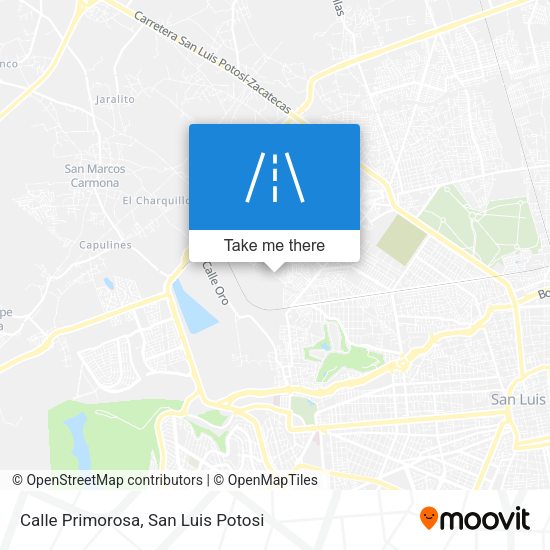 Calle Primorosa map