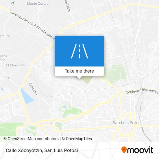 Calle Xocoyotzin map