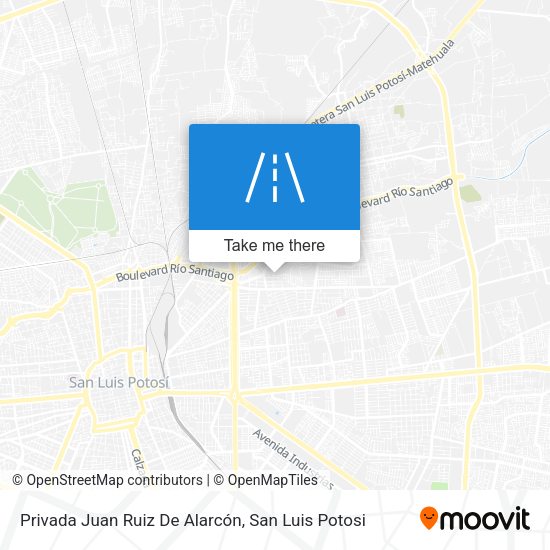 Privada Juan Ruiz De Alarcón map