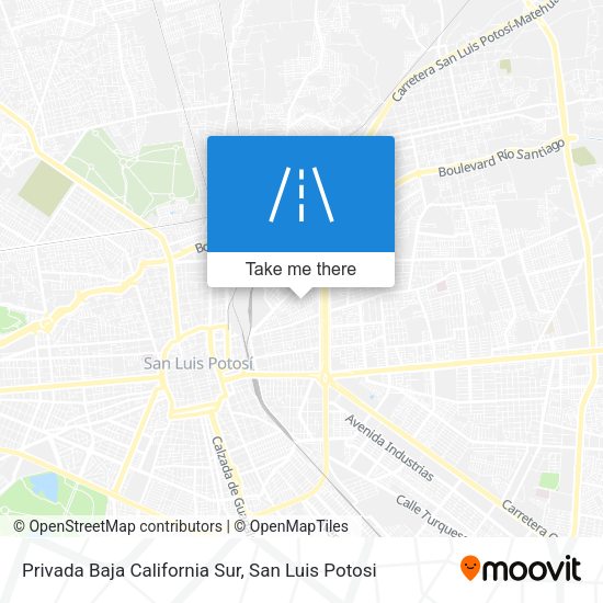 Mapa de Privada Baja California Sur