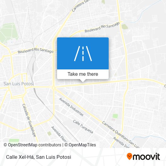 Mapa de Calle Xel-Há