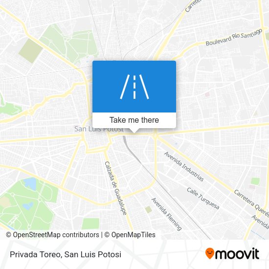 Privada Toreo map