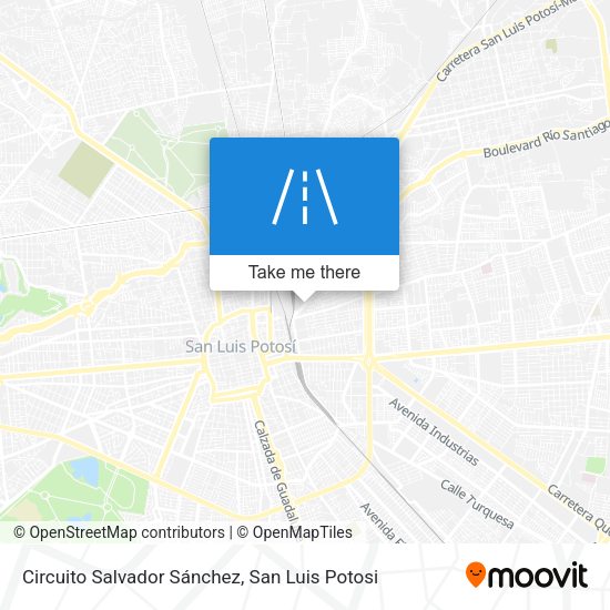 Circuito Salvador Sánchez map