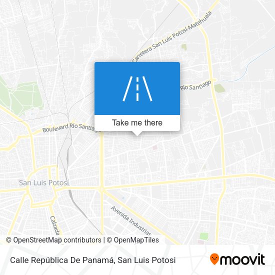 Calle República De Panamá map