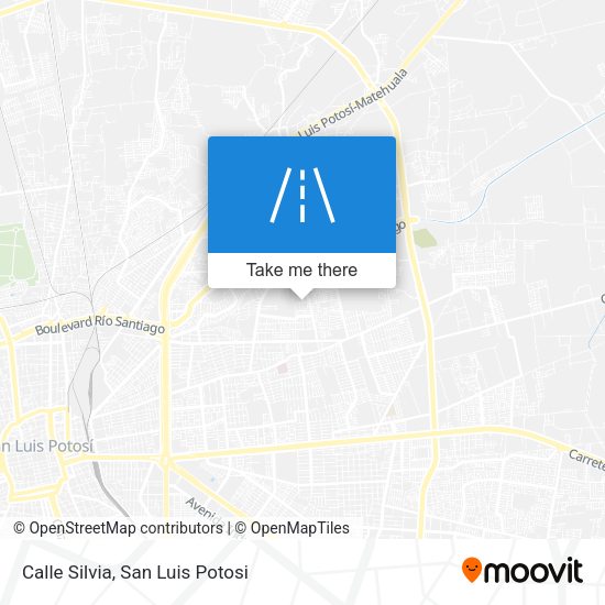 Calle Silvia map