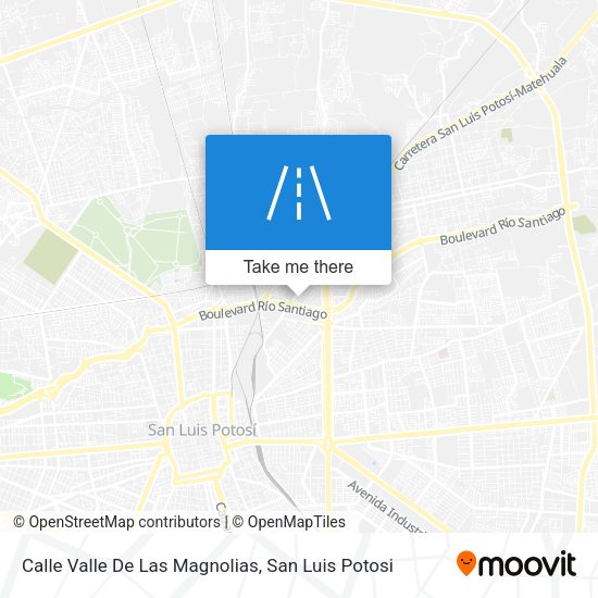 Calle Valle De Las Magnolias map