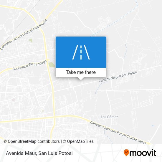 Avenida Maur map