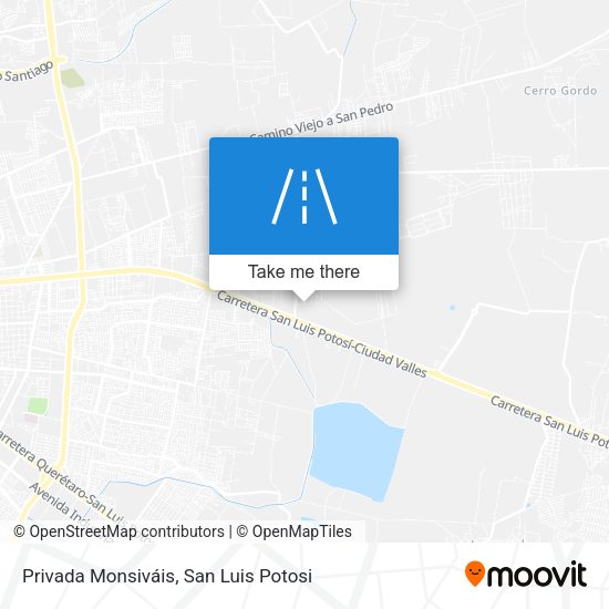 Privada Monsiváis map
