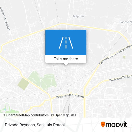 Privada Reynosa map