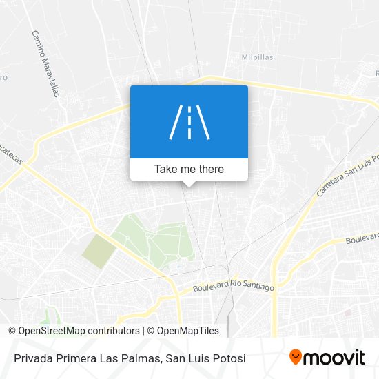 Mapa de Privada Primera Las Palmas