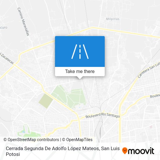 Mapa de Cerrada Segunda De Adolfo López Mateos