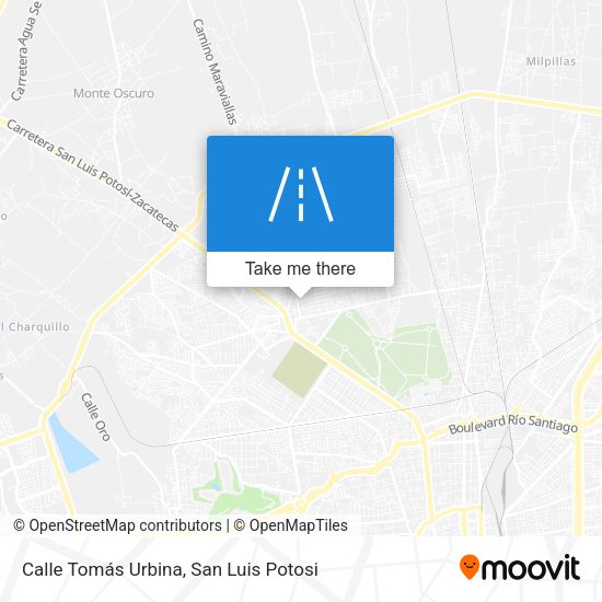 Calle Tomás Urbina map