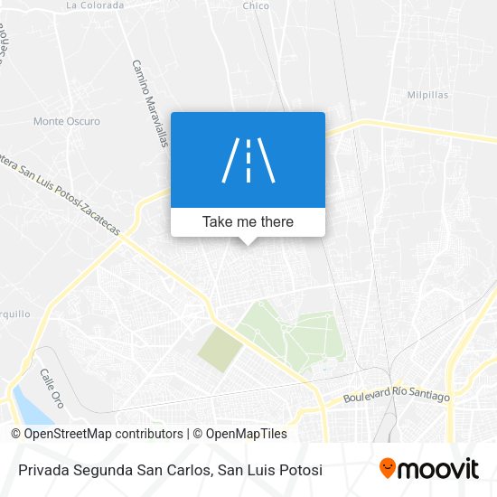 Privada Segunda San Carlos map