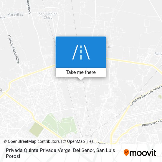 Privada Quinta Privada Vergel Del Señor map