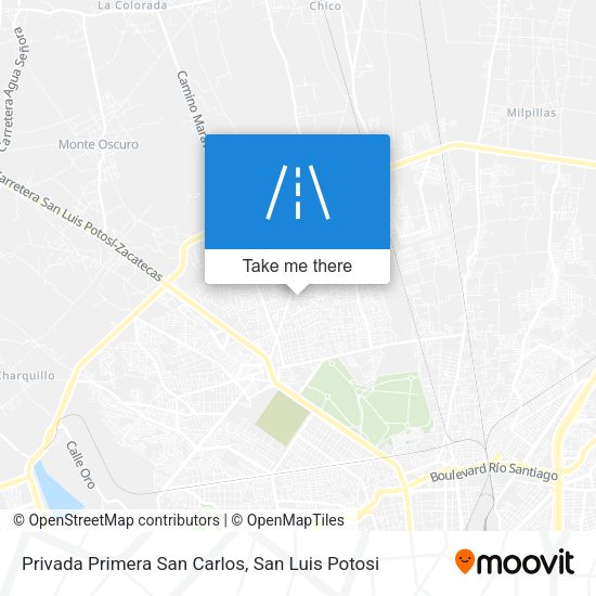 Privada Primera San Carlos map