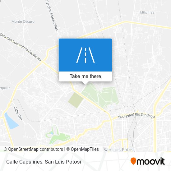 Calle Capulines map