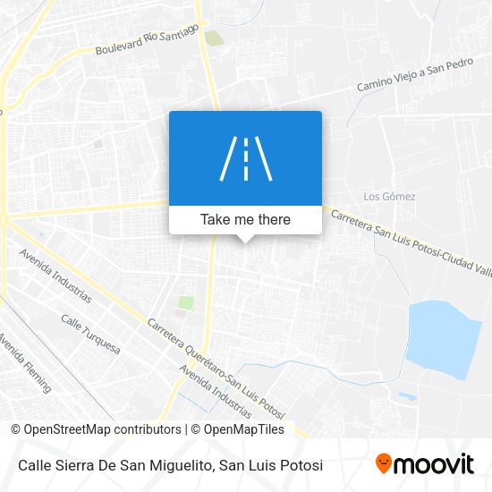 Calle Sierra De San Miguelito map