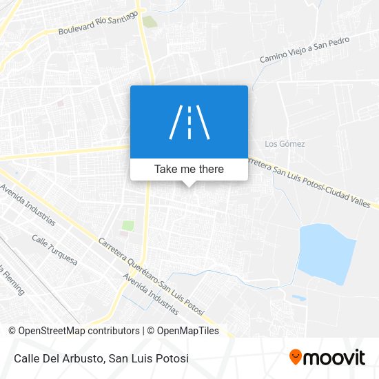 Mapa de Calle Del Arbusto
