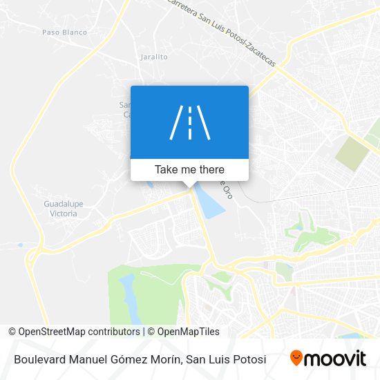 Boulevard Manuel Gómez Morín map