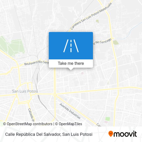 Mapa de Calle República Del Salvador