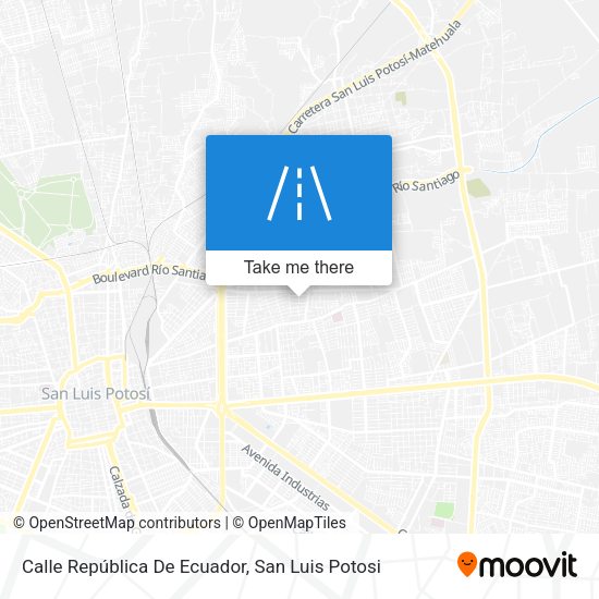Calle República De Ecuador map