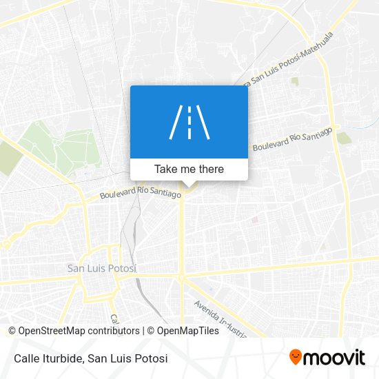 Calle Iturbide map