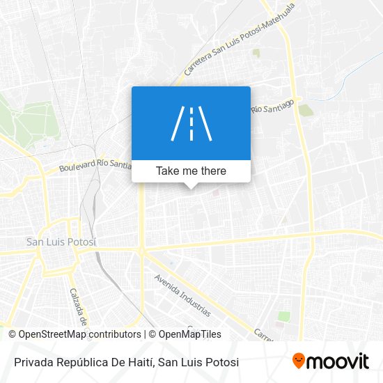 Mapa de Privada República De Haití