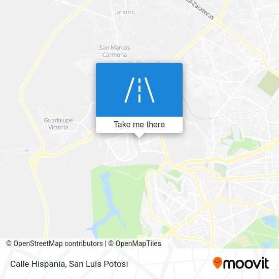 Calle Hispania map