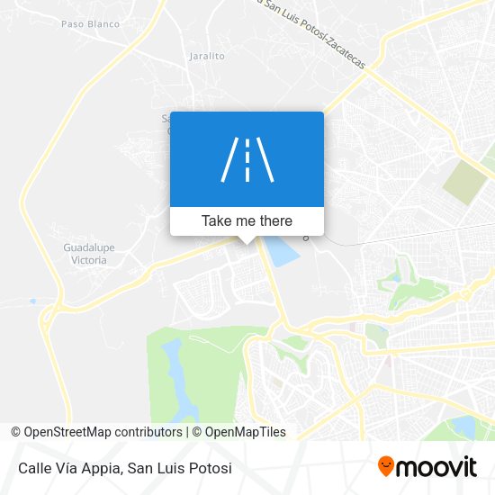 Calle Vía Appia map