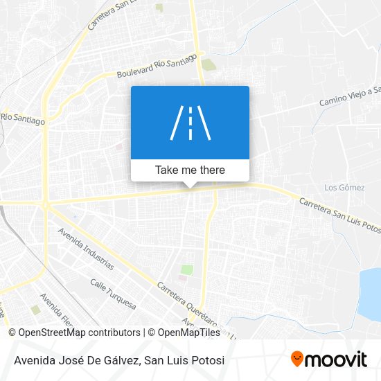 Avenida José De Gálvez map